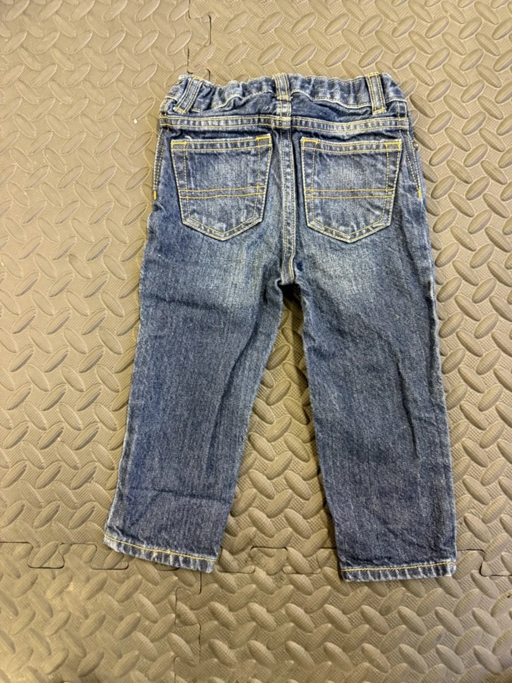 OshKosh B'gosh Kids Indigo Denim Jeans with Yellow Stitching